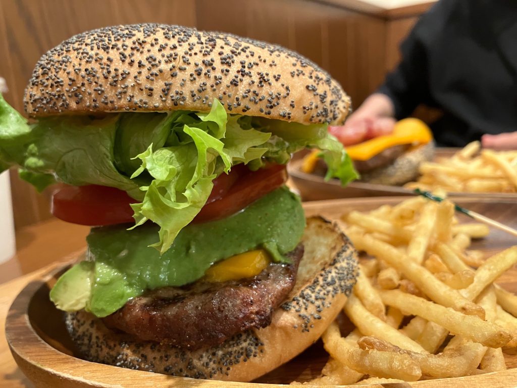 クアアイナーのハンバーガー